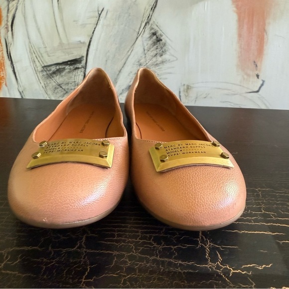 Marc by Marc Jacobs Women's Tan Leather Flats size 40 - Picture 2 of 10